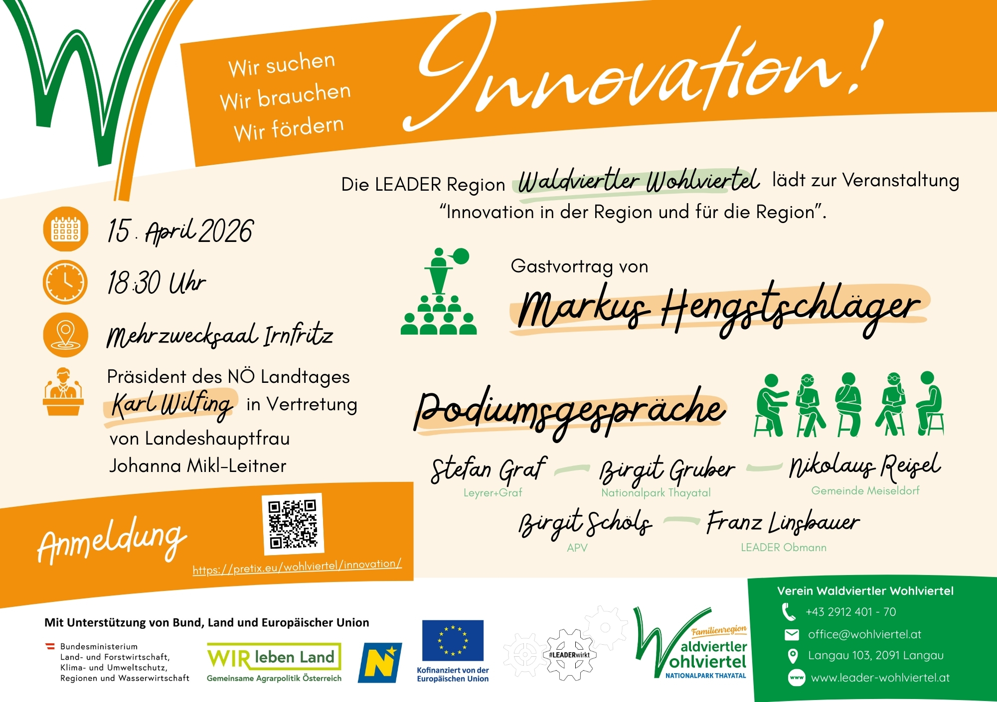 Veranstaltung – Innovation in der Region und für die Region